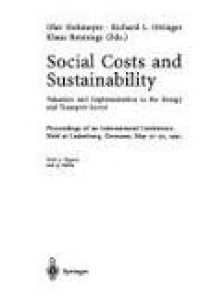 Image of Social Costs and Sustainability